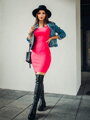 Wickelkleid für Damen VSB HELA rosa