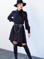 Stilvolle Blusenkleid VSB GRÉTTA schwarz