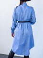 Elegante Blusenkleid VSB GRÉTTA blau