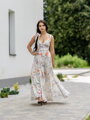 VERSABE Damen MAXI Kleid VS-SA 1905 Blumenmuster