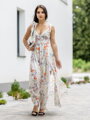 VERSABE Damen MAXI Kleid VS-SA 1905 Blumenmuster