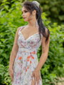 VERSABE Damen MAXI Kleid VS-SA 1905 Blumenmuster