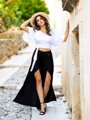 Damen Sommerhose VSB PALAZZO in Schwarz