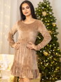 Kurzes Damenkleid VSB VELVET GOLD