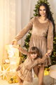 Mädchenkleid VSB VELVET GOLD