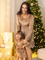 Kleid Mutter und Tochter VSB VELVET GOLD