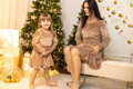 Mädchenkleid VSB VELVET GOLD