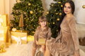 Kleid Mutter und Tochter VSB VELVET GOLD