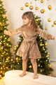 Mädchenkleid VSB VELVET GOLD