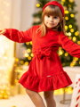 Detské VSB VELVET RED šaty 