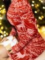 Damen-Weihnachtskleid VSB rot