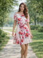 VERSABE Damen Sommerkleid VS-SA 1909 Mohnblume