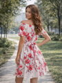 VERSABE Damen Sommerkleid VS-SA 1909 Mohnblume