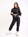 Damen OVERSIZE Trainingsanzug-Set VSB SIMPLE schwarz