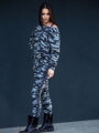 Trainingsanzug für Damen VSB -KATTY 02 ARMY grau
