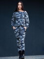 Trainingsanzug für Damen VSB -KATTY 02 ARMY grau