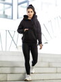 Damen Hoodie VSB SIDESKIN schwarz