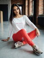 Damski dres VSB11 łososiowy + krem