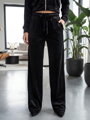 Bequeme Velours VSB NORA weite Jogginghose