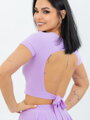 Croptop in der Farbe Lila VSB TALIA