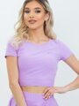 Croptop in der Farbe Lila VSB TALIA