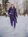 VERSABE Damen-Trainingsanzug Set WANESS lila