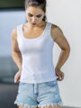 Damen Tanktop in Weiß