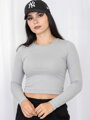 Dámske croptop tričko s dlhým rukávom VSB AMI 