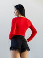 Damen Langarm Tanktop VS-DN 1902 LENA rot