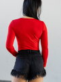 Damen Langarm Tanktop VS-DN 1902 LENA rot