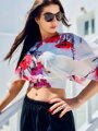 Damen Top VSB LESIA im stylischen Tie-Dye-Schnitt