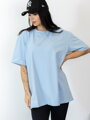 Dámske voľné tričko VSB STREET babyblue