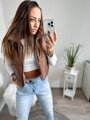Damen-Crop-Top-Weste chocco