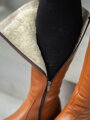 Luxus-Lederstiefel für Damen braun KEROL 03