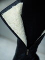 Damen-Lederstiefel schwarz ROCCA