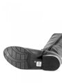 Damen Lederstiefel über den Knien Ema 040 schwarz