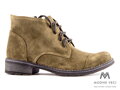 VERSABE Damen Lederstiefeletten 05 olivgrün