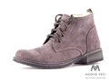 VERSABE Damen Lederstiefeletten 05 grau