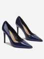 Elegante Lackpumps LE-251-51 dunkelblau