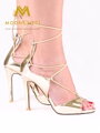 Frauen metallic Sandalen - 5006-37 - Gold