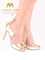 Frauen metallic Sandalen - 5006-37 - Gold