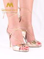 Frauen metallic Sandalen - 5006-37 - Gold