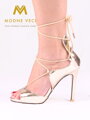 Frauen metallic Sandalen - 5006-37 - Gold