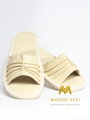 Offene Damen Hausschuhe Modell 10 beige mit Absatz