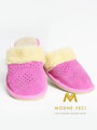 Warme Damen Pantoffeln Modell 14 rosa