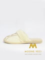 Warme Damen Pantoffeln Modell 27 beige