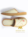Moderne Damen Hausschuhe Modell 32 beige