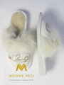 Warme Damen Pantoffeln Modell 49 Süßes Mädchen braun