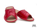 Offene Damen Hausschuhe Modell  1 rot