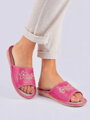 Offene Damen Hausschuhe Modell 90 rosa